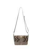 ANNA FELLINI Geanta dama piele - Adora - grej - 27x14x18 cm