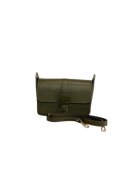 ANNA FELLINI Geanta dama piele - Adora - kaki - 27x14x18 cm