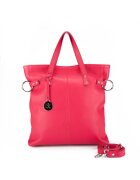 ANNA FELLINI Geanta dama piele - ANNA 42 - Fucsia