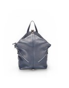 ANNA FELLINI Geanta dama piele - ANNA Mica Bleumarin - Bleumarin inchis
