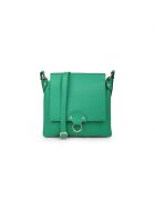ANNA FELLINI Geanta dama piele - Cami - verde smarald - 26 x 3 x 23 cm