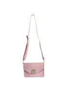 ANNA FELLINI Geanta dama piele - Carmen - roz - 22x10x15 cm