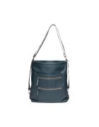ANNA FELLINI Geanta dama piele - Dalia - 29x10x35 - Gri
