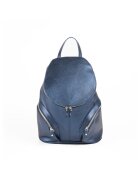 ANNA FELLINI Geanta dama piele - Danielle S - bleumarin - 29x18x34 cm