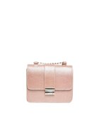 ANNA FELLINI Geanta dama piele - Divya - roz sidef - 19x6x16 cm