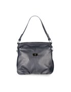 ANNA FELLINI Geanta dama piele - Eduard 5 - bleumarin - 28x4x26 cm