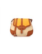 ANNA FELLINI Geanta dama piele - Eduard 6 - multicolor - 33 x 5 x 27 cm