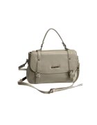 ANNA FELLINI Geanta dama piele - Elena - bej - 30x10x22 cm