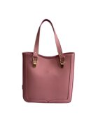 ANNA FELLINI Geanta dama piele - Elisabeth 7 - 30x8x27 - Roz