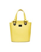 ANNA FELLINI Geanta dama piele - Elisabeth 8 - 25x14x27 - Galben