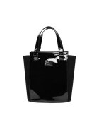 ANNA FELLINI Geanta dama piele - Elisabeth 8 - negru - 25x14x27 cm