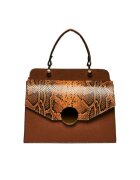 ANNA FELLINI Geanta dama piele - Felicia - 26x12x20 - Coniac
