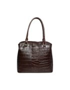 ANNA FELLINI Geanta dama piele - Gerda - maro - 32x16x20 cm