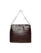 ANNA FELLINI Geanta dama piele - Gerdina - 32x16x20 - Maro