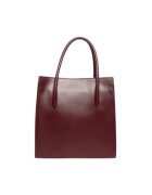 ANNA FELLINI Geanta dama piele - Hanna 5 - 30x12x30 - Visiniu