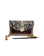 ANNA FELLINI Geanta dama piele - Ivona - capucino - 26x7x18 cm
