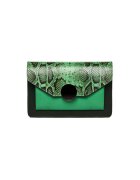 ANNA FELLINI Geanta dama piele - Ivona - verde - 26x7x18 cm