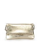 ANNA FELLINI Geanta dama piele - Laura 46 - auriu - 30x3x18 cm