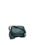 ANNA FELLINI Geanta dama piele - Lucy - verde - 22x10x17 cm