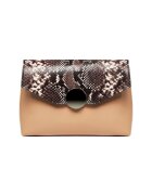 ANNA FELLINI Geanta dama piele - Plic Adriana - 26x6x18 - Cappuccino