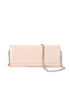 ANNA FELLINI Geanta dama piele - Plic Rama - nude - 22x5x15 cm