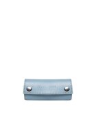 ANNA FELLINI Geanta dama piele - Port chei - bleu - 15x12x0 cm