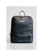 ANNA FELLINI Geanta dama piele - Rucsac 2 - negru - 28x15x28 cm