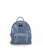ANNA FELLINI Geanta dama piele - Rucsac 3 mijlociu - 23x13x23 - Bleumarin