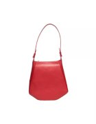 ANNA FELLINI Geanta dama piele - Sabina - rosu - 32x12x32 cm