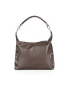ANNA FELLINI Geanta dama piele - Saculet Dora - 42x12x42 - Maro inchis