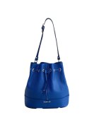 ANNA FELLINI Geanta dama piele - Saculet mic albastru - 30x12x30 cm