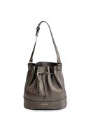 ANNA FELLINI Geanta dama piele - Saculet mic - canna fucile - 30 x 12 x 30 cm