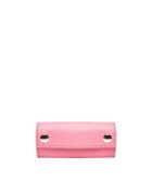 ANNA FELLINI Port chei piele - roz - 15x12x0 cm