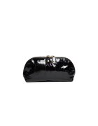 ANNA FELLINI Portfard piele - Solaresse - croco lac negru - 17 x 5 x 9 cm