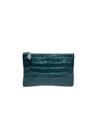 ANNA FELLINI Portfard piele - St. Moritz - croco verde - 23 x 3 x 15 cm