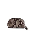 ANNA FELLINI Portfard piele - Sun - sarpe grej - 12 x 5 x 8 cm