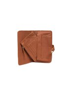 ANNA FELLINI Portofel piele - Fortuna - coniac - 12 x 2 x 12 cm