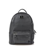 ANNA FELLINI Rucsac dama piele - 3 mare - negru - 29 x 16 x 35 cm