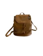 ANNA FELLINI Rucsac dama piele - 4 mare - coniac - 34x16x34 cm