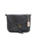Anna Morellini Geanta crossbody de piele Alice - Bleumarin