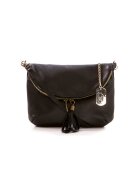 Anna Morellini Geanta crossbody de piele Alice - Negru