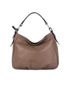Anna Morellini Geanta crossbody de piele Noemi - Maro inchis