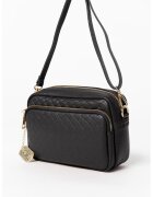 Anna Morellini Geanta crossbody de piele Tabita - Negru
