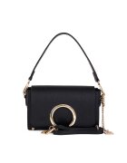 Anna Morellini Geanta crossbody din piele Giada - Negru - 24 x 16 x 8 cm