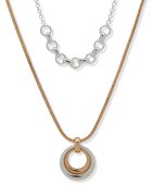 Anne Klein Colier din zinc - Auriu
