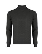 Antony Morato Bluza cu guler inalt din bumbac tricotat fin - Verde