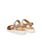 ARA Sandale dama - 12-21401-07 - Piele naturala - 41 EU - Maro/Auriu - Auriu/Maro