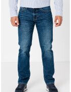 Armani Exchange Blugi regular fit cu aspect decolora - Albastru inchis