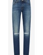 Armani Exchange Blugi skinny cu aspect deteriorat