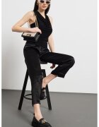 Armani Exchange Bluza cu decolteu drapat - Negru